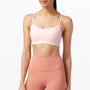 Lululemon Flow Y Bra Size 2 Light Pink